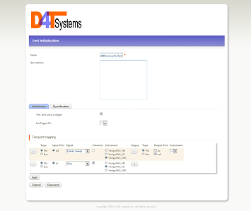 Web application of fanTESTic showing the basic user interface with test initialisation and setup. Web application of fanTESTic showing the basic user interface with test initialisation and setup.